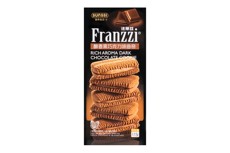 FRANZZI RICH AROMA DARK CHOCOLATE COOKIE 115G